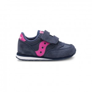 Saucony Baby Jazz Hook & Loop Sneaker Kleine Kinder Navy | ÖSTERREICH QMWA