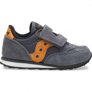 Saucony Baby Jazz Hook & Loop Sneaker Kleine Kinder Grau | ÖSTERREICH EJLP