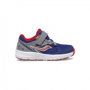 Saucony Cohesion 14 A/C Jr. Sneaker Kleine Kinder Navy Grau | ÖSTERREICH BWSN