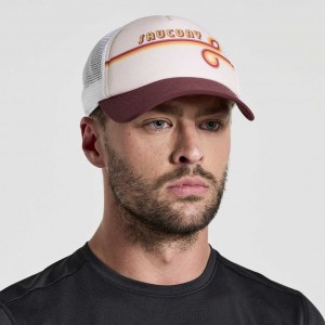 Saucony Foamie Trucker Hüte Herren Weiß | WIEN MLBF