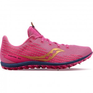 Saucony Havok XC 3 Leichtathletikschuhe Herren Rosa | WIEN QICY