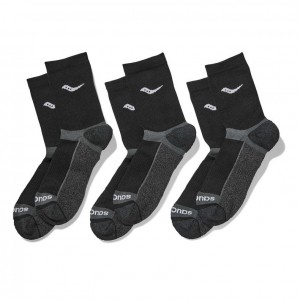 Saucony Inferno Cushion Mid 3-Pack Socken Herren Schwarz | ÖSTERREICH FZOE