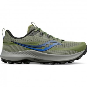 Saucony Peregrine 13 Trailrunning Schuhe Herren Olivgrün | WIEN JICE