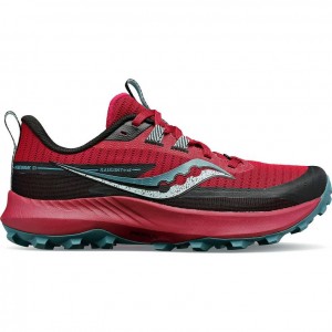 Saucony Peregrine 13 Trailrunning Schuhe Damen Rot | WIEN PUIB