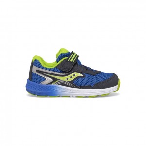 Saucony Ride 10 Jr. Sneaker Große Kinder Navy Grün | ÖSTERREICH DULP