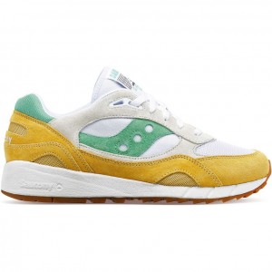 Saucony Shadow 6000 Sneaker Herren Weiß Gelb Grün | WIEN ZDGK