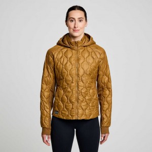 Saucony Solstice Oysterpuff Jacke Damen Braun | ÖSTERREICH QOCY