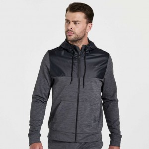 Saucony Solstice Zip Hoodie Herren Schwarz | ÖSTERREICH IKNE