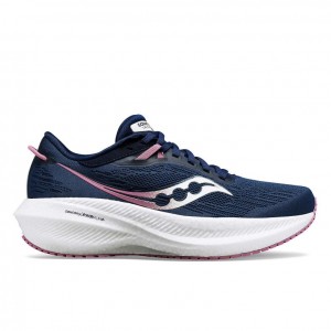 Saucony Triumph 21 Laufschuhe Damen Navy | ÖSTERREICH NXOF