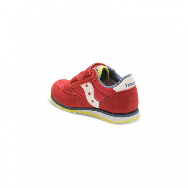 Saucony Baby Jazz Hook & Loop Sneaker Kleine Kinder Rot | ÖSTERREICH QIEW