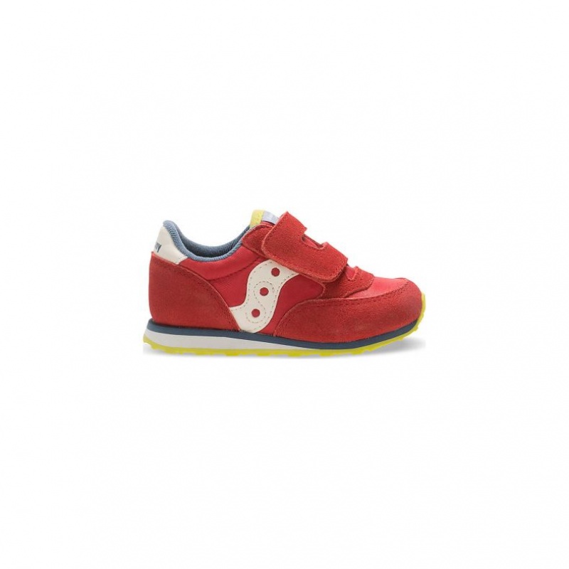 Saucony Baby Jazz Hook & Loop Sneaker Kleine Kinder Rot | ÖSTERREICH QIEW