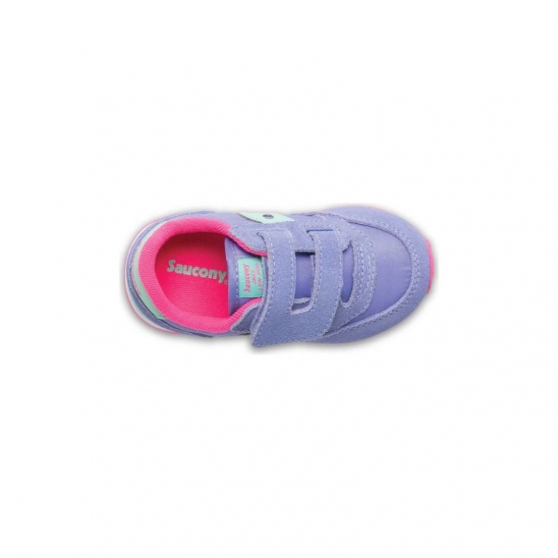 Saucony Baby Jazz Hook & Loop Sneaker Kleine Kinder Lila | WIEN EXFI