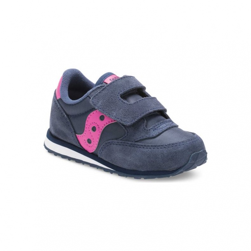 Saucony Baby Jazz Hook & Loop Sneaker Kleine Kinder Navy | ÖSTERREICH QMWA