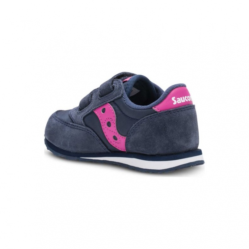 Saucony Baby Jazz Hook & Loop Sneaker Kleine Kinder Navy | ÖSTERREICH QMWA