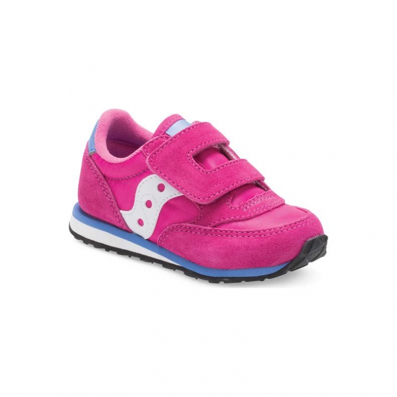 Saucony Baby Jazz Hook & Loop Sneaker Kleine Kinder Rosa | WIEN RMWL