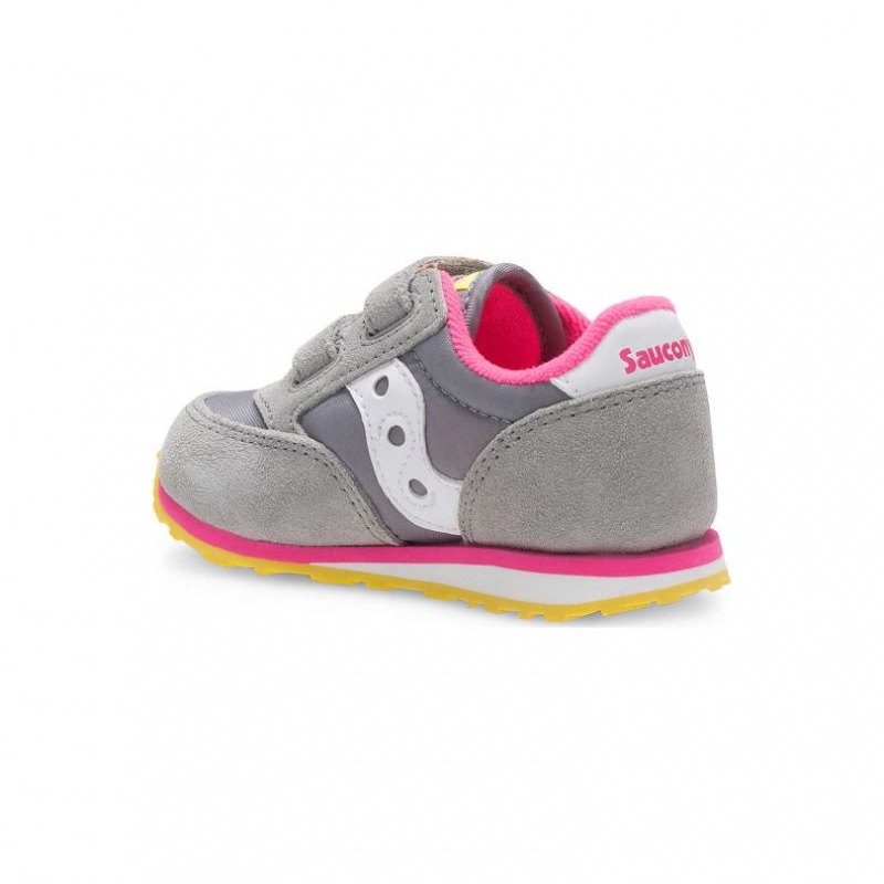 Saucony Baby Jazz Hook & Loop Sneaker Kleine Kinder Grau | ÖSTERREICH CKXQ