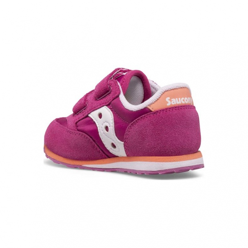 Saucony Baby Jazz Hook & Loop Sneaker Kleine Kinder Fuchsie | WIEN QDVF