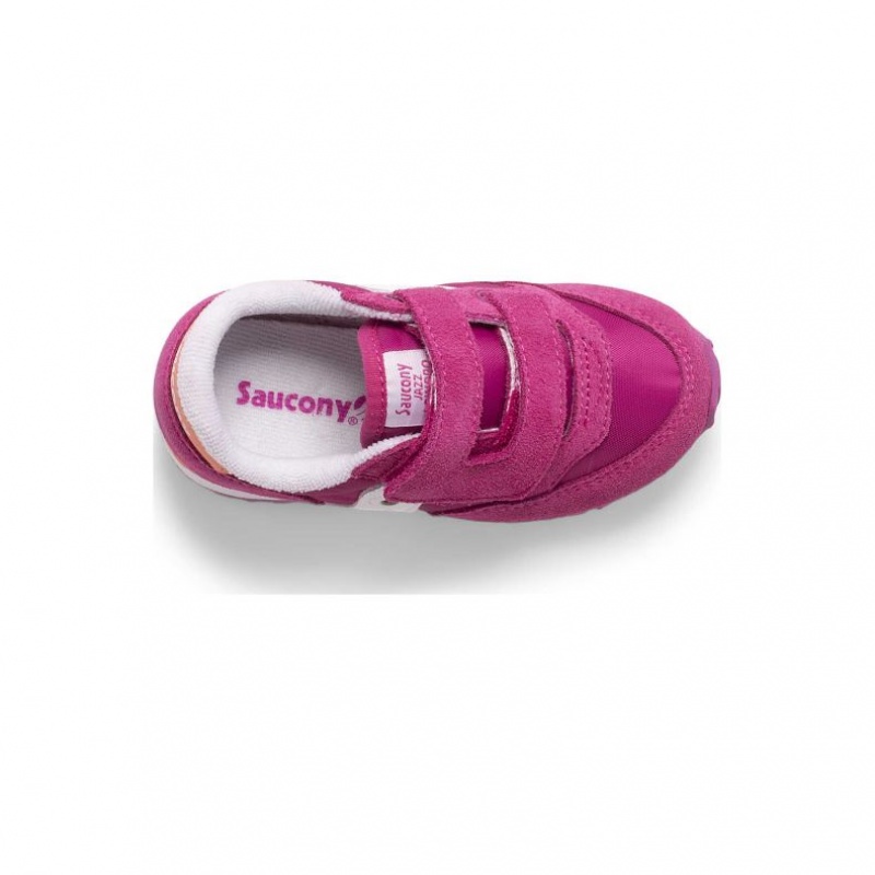 Saucony Baby Jazz Hook & Loop Sneaker Kleine Kinder Fuchsie | WIEN QDVF