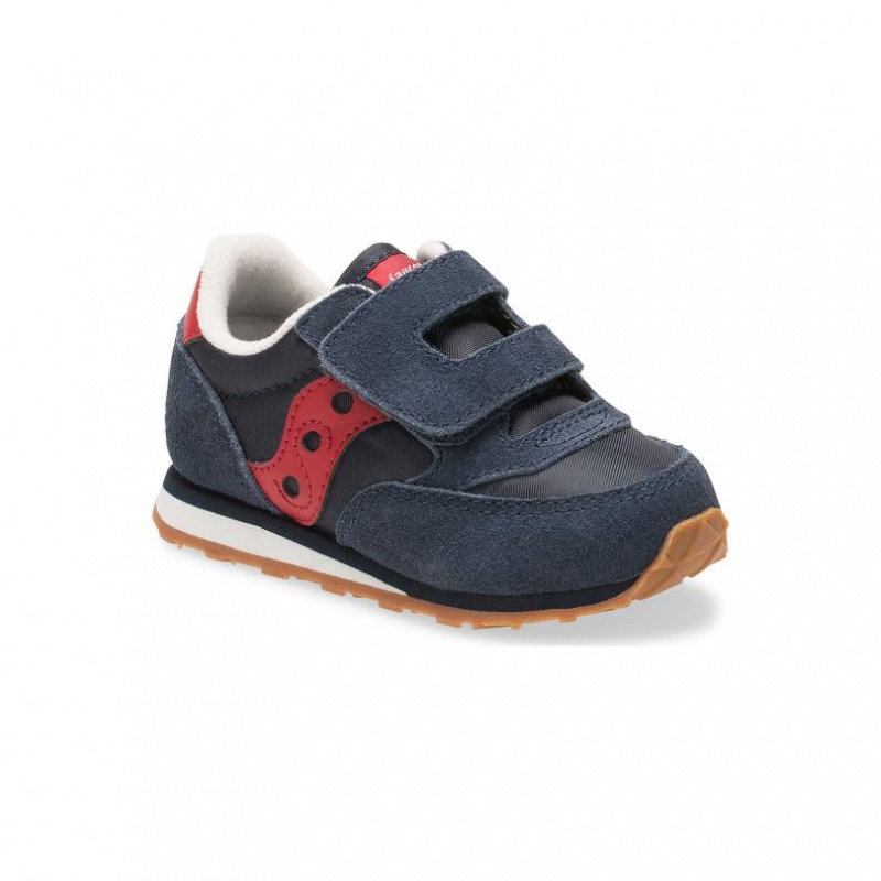 Saucony Baby Jazz Hook & Loop Sneaker Kleine Kinder Navy | ÖSTERREICH SFMH