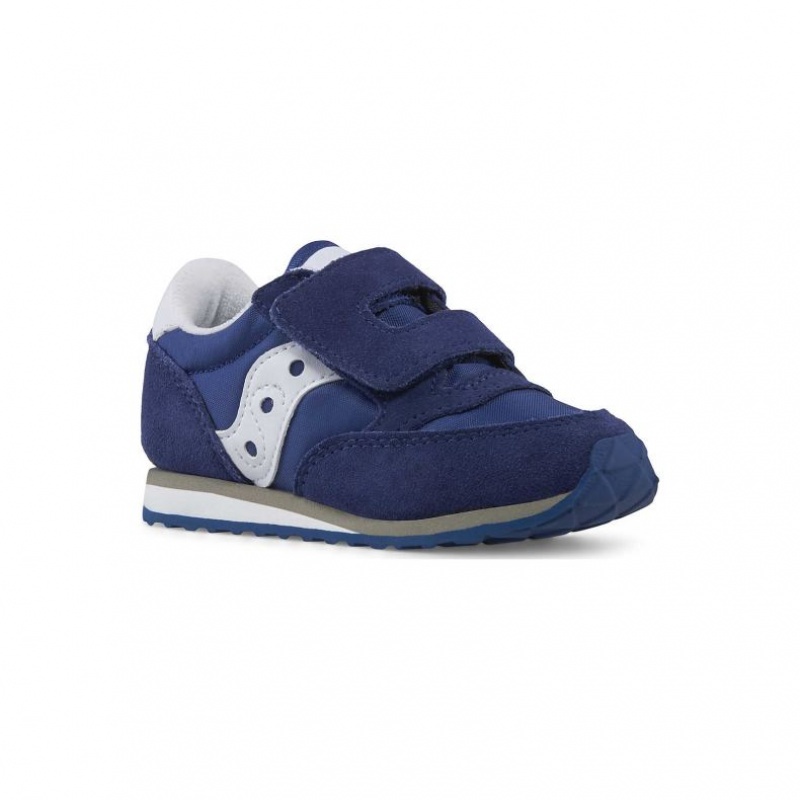 Saucony Baby Jazz Hook & Loop Sneaker Kleine Kinder Navy | WIEN VDZE