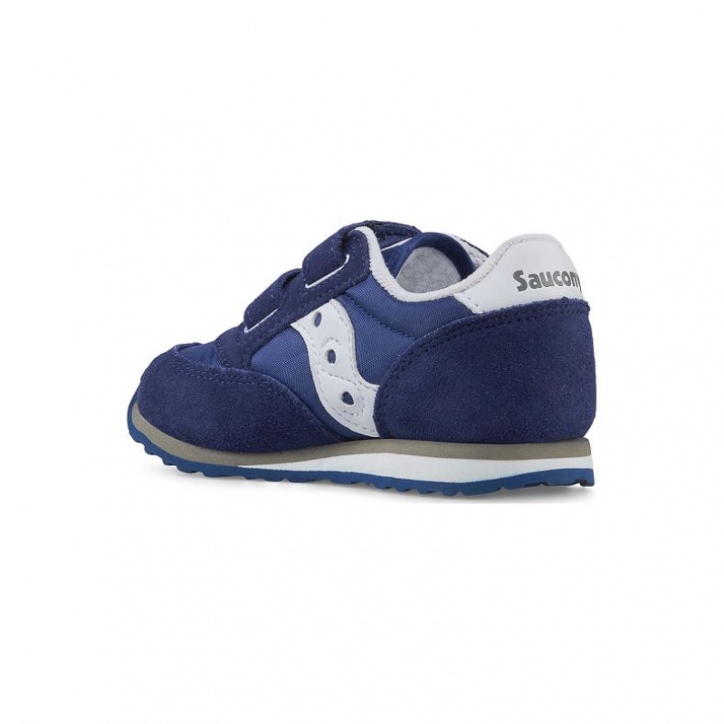 Saucony Baby Jazz Hook & Loop Sneaker Kleine Kinder Navy | WIEN VDZE