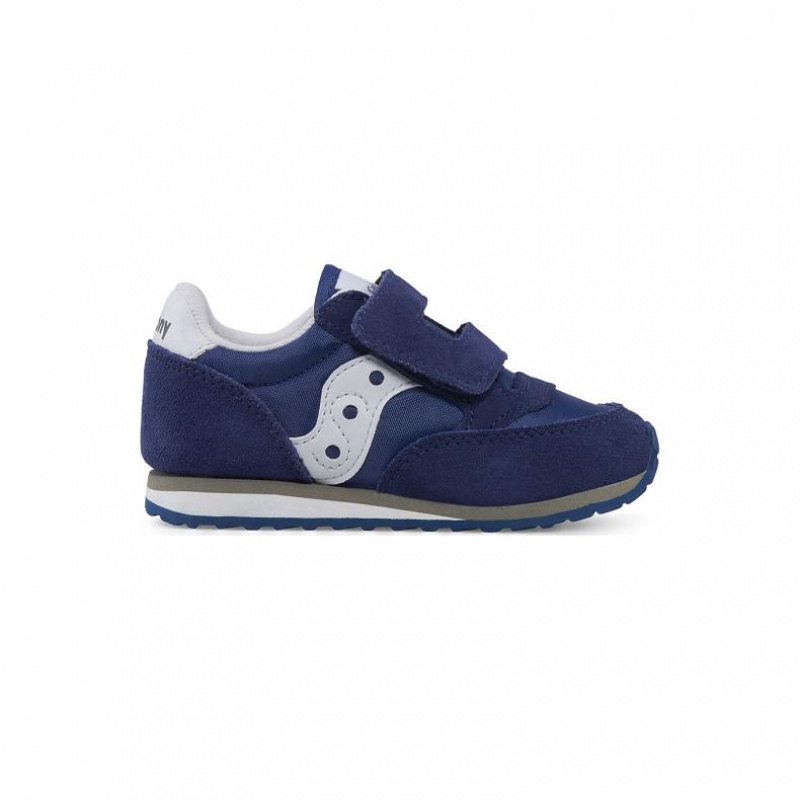 Saucony Baby Jazz Hook & Loop Sneaker Kleine Kinder Navy | WIEN VDZE