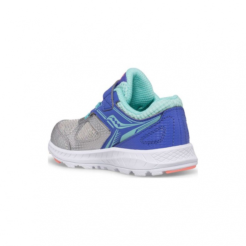 Saucony Cohesion 14 A/C Jr. Sneaker Kleine Kinder Blau Silber | ÖSTERREICH FPAQ