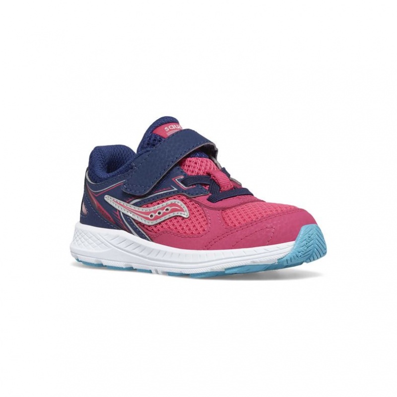 Saucony Cohesion 14 A/C Jr. Sneaker Kleine Kinder Rosa Navy | WIEN BQDV