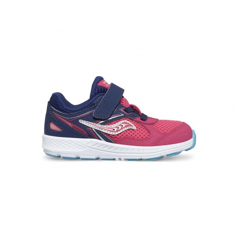 Saucony Cohesion 14 A/C Jr. Sneaker Kleine Kinder Rosa Navy | WIEN BQDV