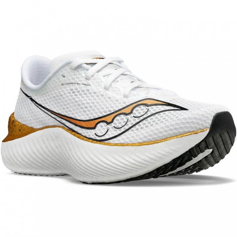 Saucony Endorphin Pro 3 Laufschuhe Damen Weiß | WIEN TAOP