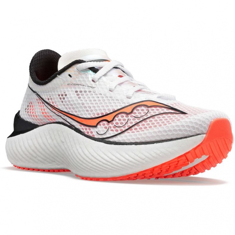 Saucony Endorphin Pro 3 Laufschuhe Herren Weiß | WIEN VWUD