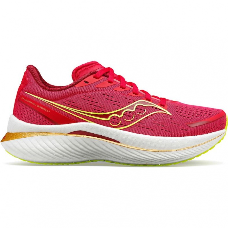 Saucony Endorphin Speed 3 Laufschuhe Damen Rot | ÖSTERREICH WAGR