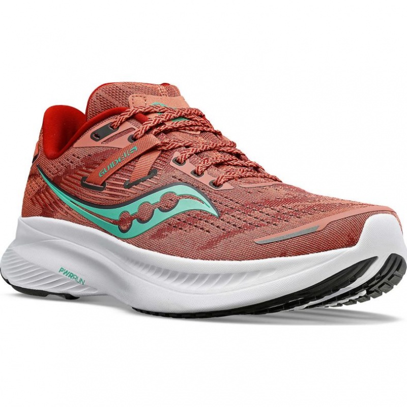 Saucony Guide 16 Laufschuhe Damen Koralle | WIEN EFGL