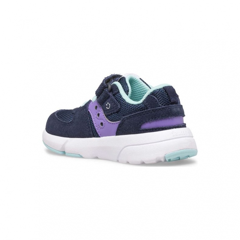 Saucony Jazz Lite 2.0 Sneaker Kleine Kinder Navy Lila | ÖSTERREICH ARWF