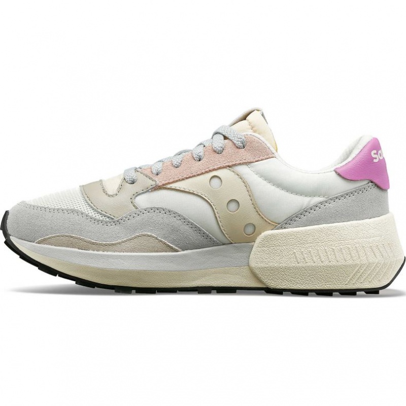 Saucony Jazz NXT Sneaker Damen Weiß Grau Rosa | ÖSTERREICH IJDZ