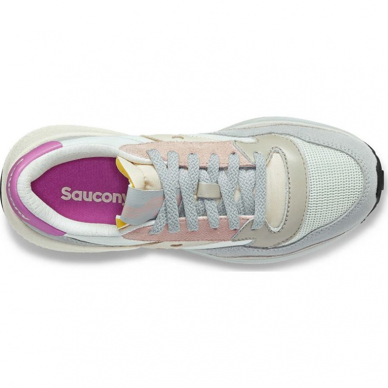 Saucony Jazz NXT Sneaker Damen Weiß Grau Rosa | ÖSTERREICH IJDZ