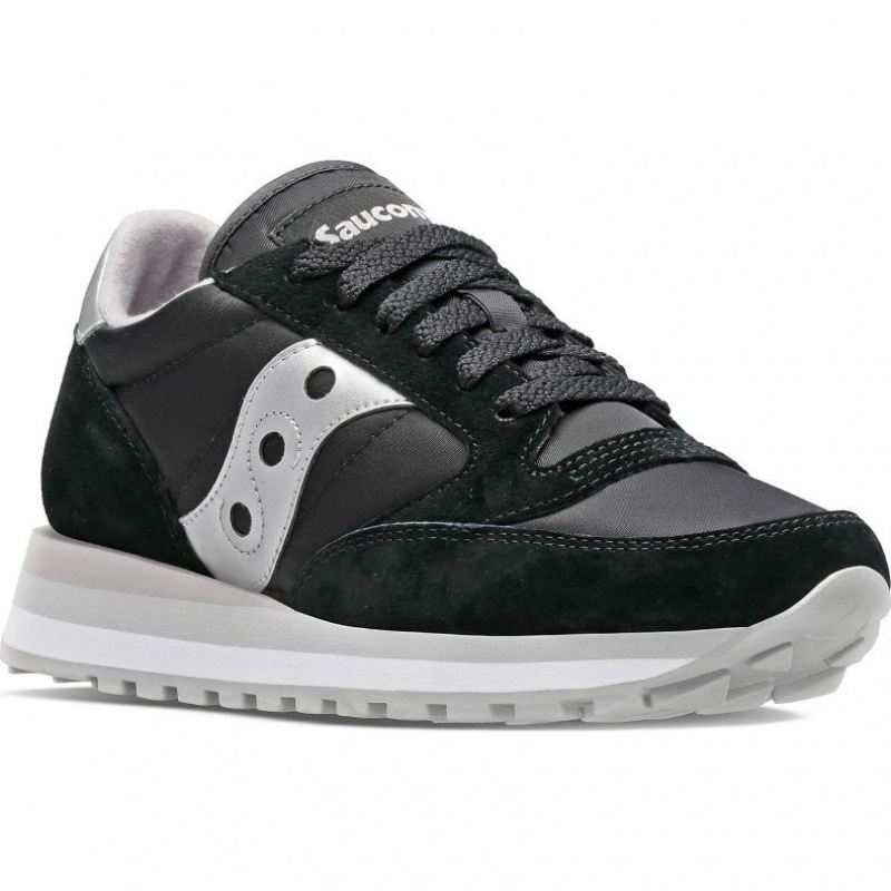 Saucony Jazz Triple Sneaker Damen Schwarz Silber | ÖSTERREICH FLRQ