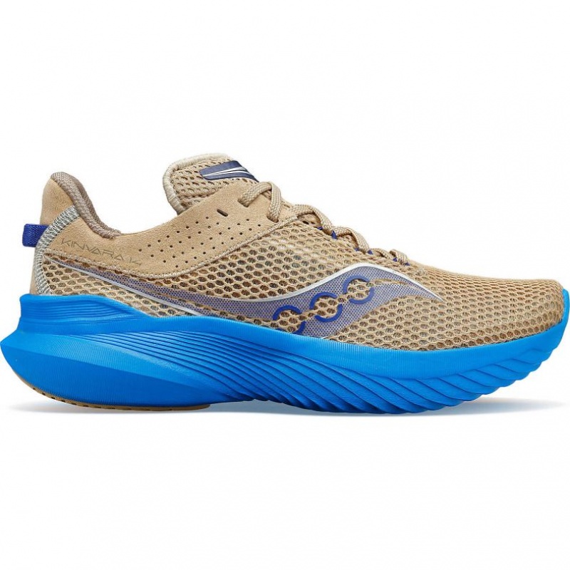 Saucony Kinvara 14 Laufschuhe Damen Beige Blau | WIEN TQLI