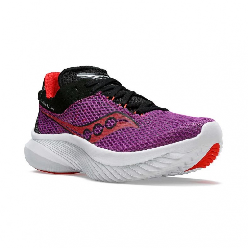 Saucony Kinvara 14 Laufschuhe Damen Lila | WIEN GBKW