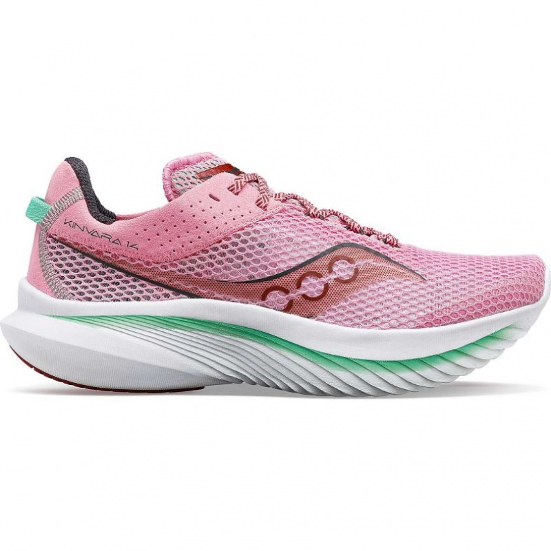 Saucony Kinvara 14 Laufschuhe Damen Rosa | ÖSTERREICH QWOI