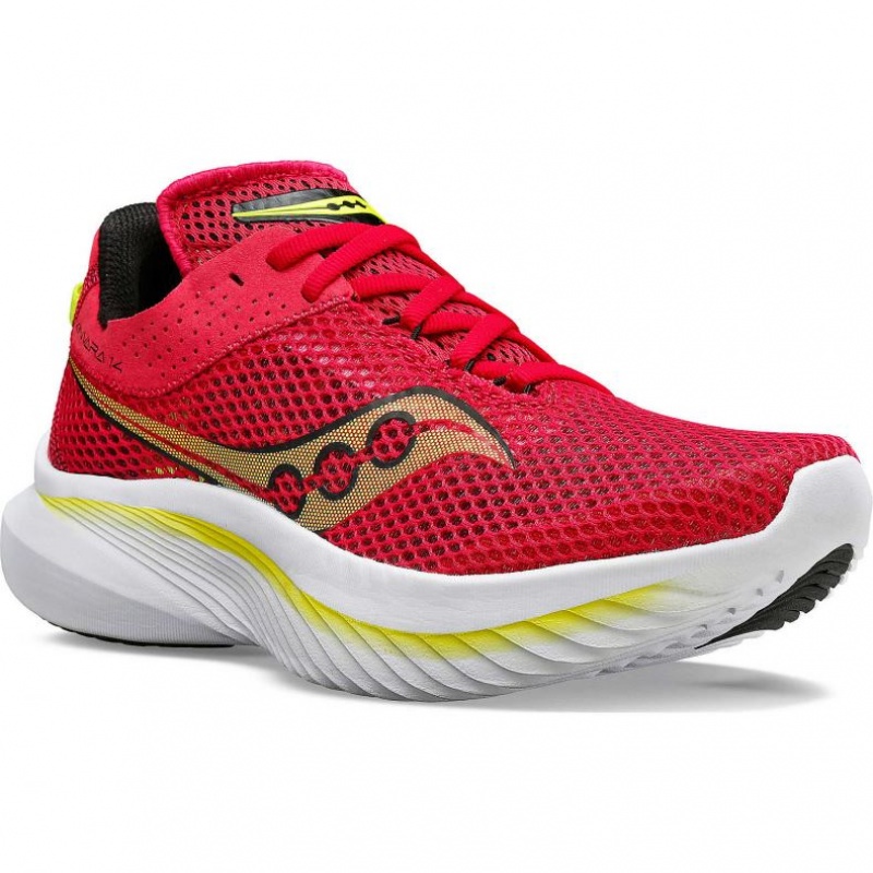 Saucony Kinvara 14 Laufschuhe Damen Rot | WIEN HAIX