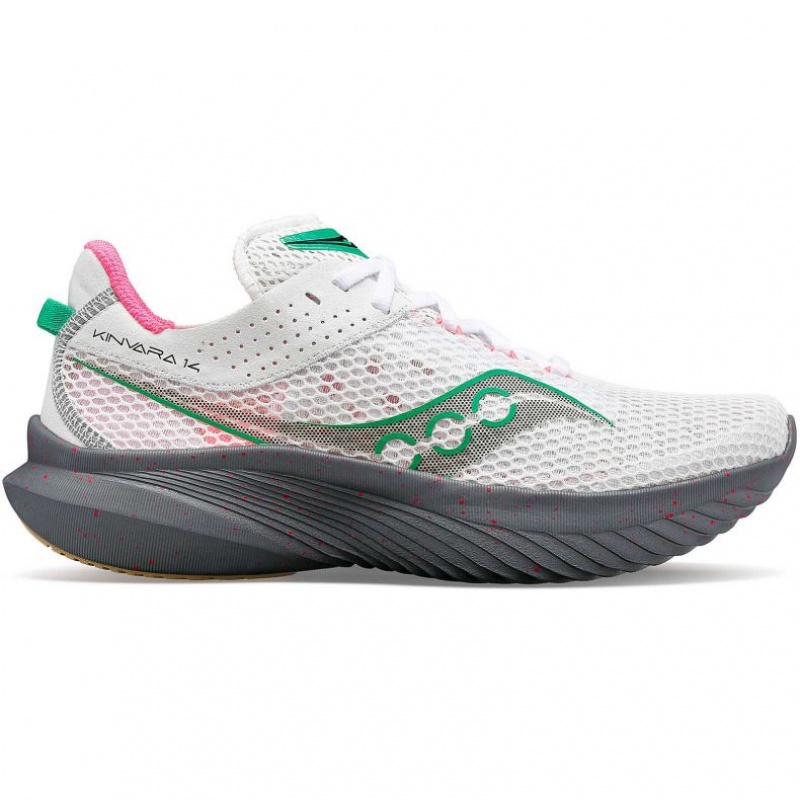 Saucony Kinvara 14 Laufschuhe Damen Weiß | ÖSTERREICH EFPV