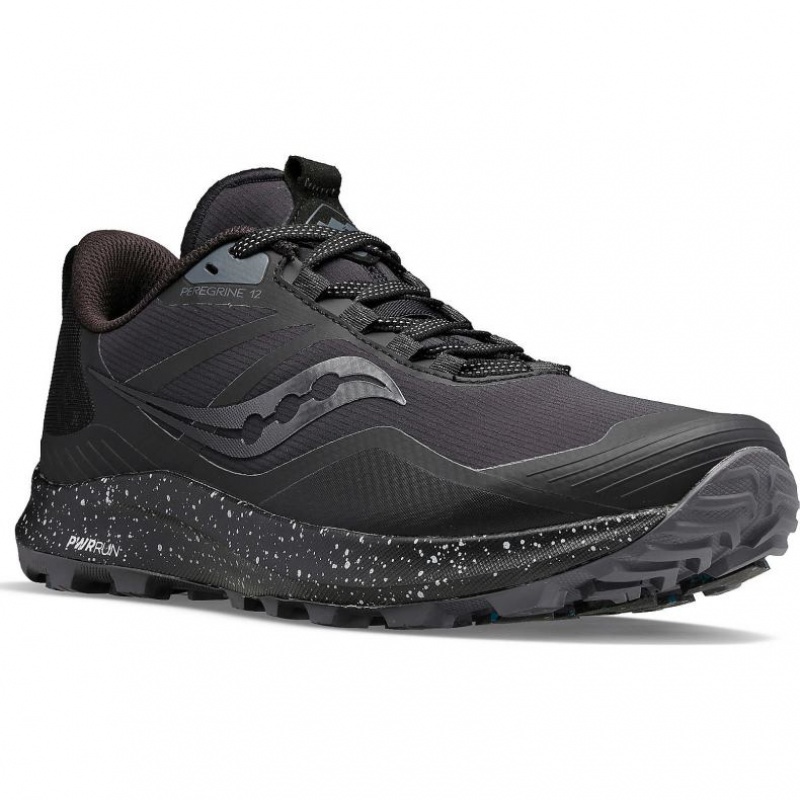 Saucony Peregrine ICE+ 3 Laufschuhe Herren Schwarz | WIEN TEXK