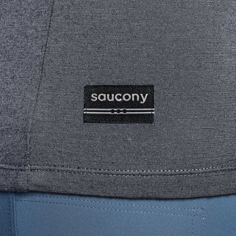 Saucony Peregrine Merino Long Sleeve T-Shirt Herren Grau | ÖSTERREICH CEAI