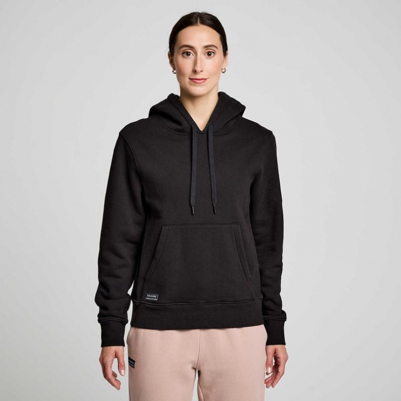 Saucony Recovery Hoodie Damen Schwarz | WIEN LING