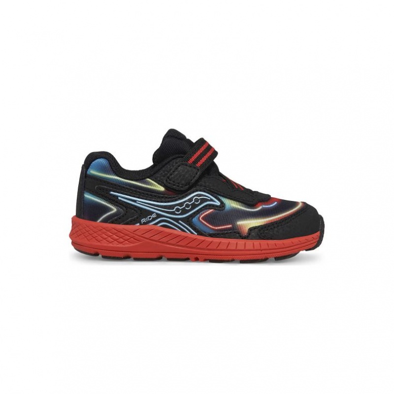 Saucony Ride 10 Jr. Sneaker Kleine Kinder Schwarz | WIEN MTGX