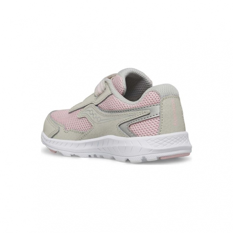 Saucony Ride 10 Jr. Sneaker Kleine Kinder Rosa Grau | ÖSTERREICH AJEK