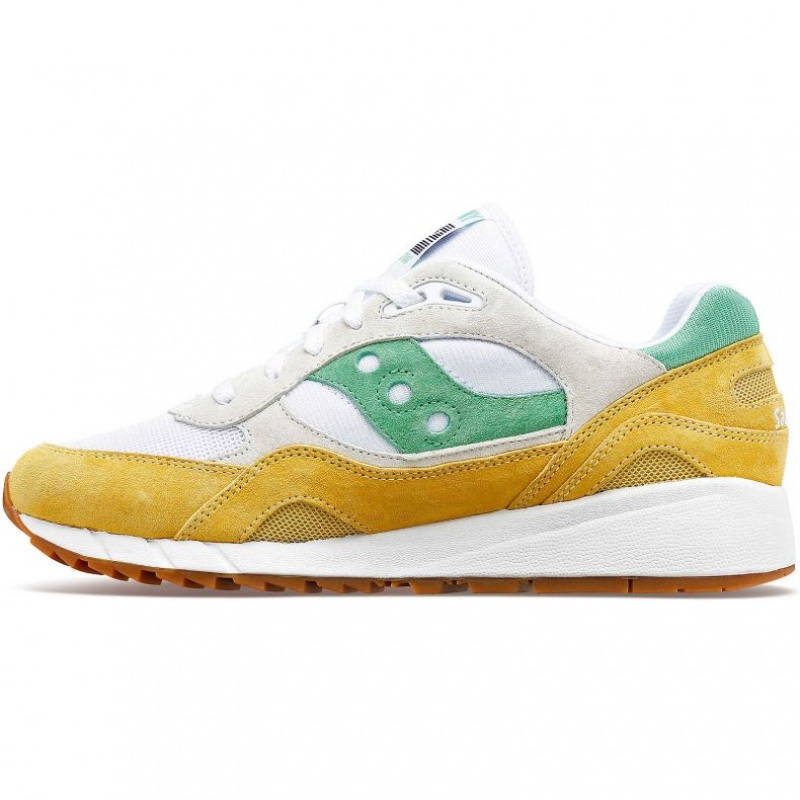 Saucony Shadow 6000 Sneaker Damen Weiß Gelb Grün | ÖSTERREICH MPHY