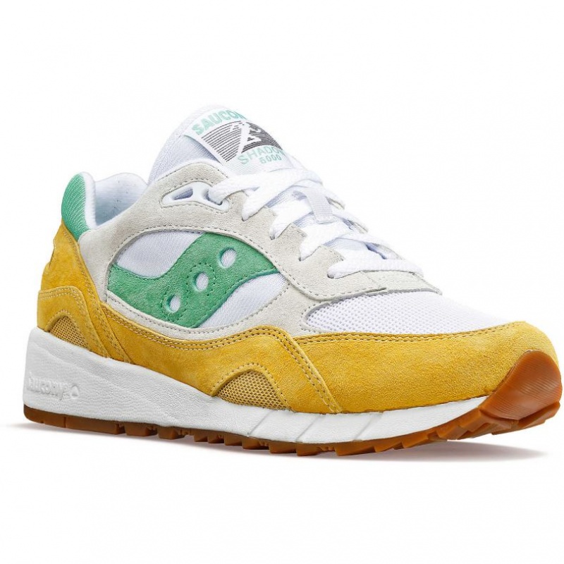 Saucony Shadow 6000 Sneaker Damen Weiß Gelb Grün | ÖSTERREICH MPHY