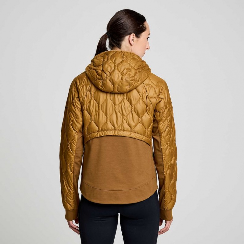 Saucony Solstice Oysterpuff Jacke Damen Braun | ÖSTERREICH QOCY